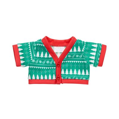 Chaqueta Build a Bear colección Merry Mission navideña