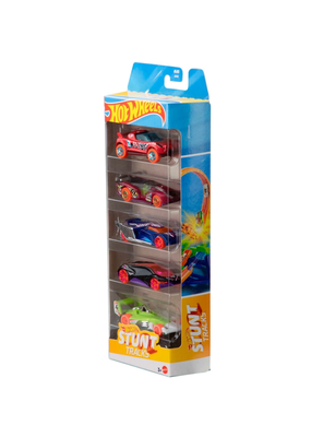 Imagen 2 del producto Pack 5 Autos Hot Wheels - Tooned Stunt Tracks Exotique