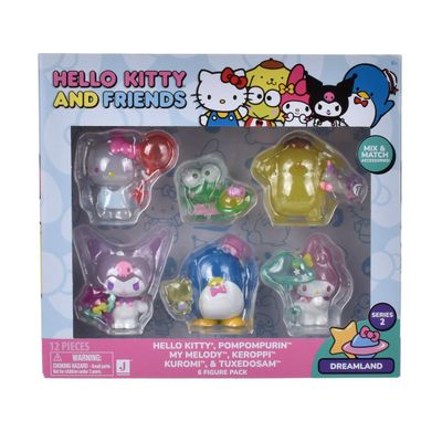 Figuras de acción Hello Kitty colección 6 amigos