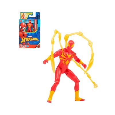 Figura de acción Spiderman 10 cm Iron Spider con accesorios