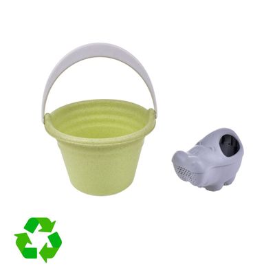 Imagen 2 del producto Set de balde de playa ANSALDO 10 piezas material reciclado