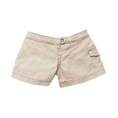 Imagen 1 del producto Pantalones cortos Build a Bear color khaki para peluche