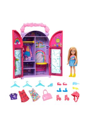 Imagen 2 del producto Set de juego muñeca Barbie clóset de Chelsea con accesorios