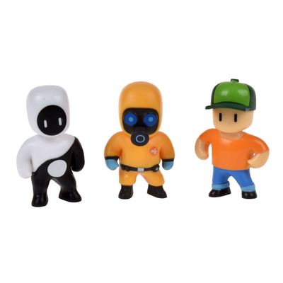 Figuras coleccionables Stumble Guys pack 3 Hazmat NBC
