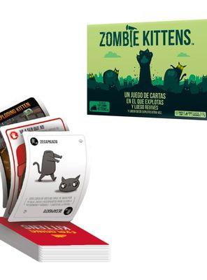 Imagen 2 del producto Juego de mesa Zombie Kittens 61 cartas estratégicas