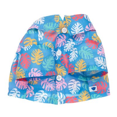 Imagen 2 del producto Camisa tropical Build a Bear hojas para peluche