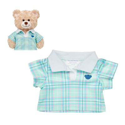 Polera escocesa Build a Bear clásica para peluche