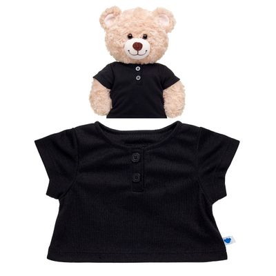 Imagen 1 del producto Polera Build a Bear negra con botones colección básica