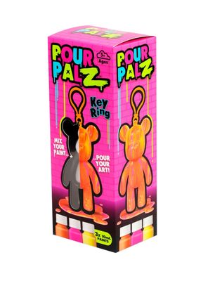 Imagen 2 del producto Oso Llavero Para Pintar Pour Palz - Rosado
