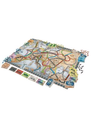 Imagen 2 del producto Juego De Mesa Aventureros Al Tren Europa