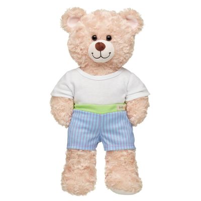 Imagen 2 del producto Pantalones cortos peluche Build a Bear cinturón verde