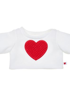 Imagen 2 del producto Polerón Sherpa Bco Corazón Rojo Build-A-Bear