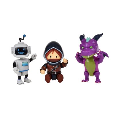 Imagen 2 del producto Figuras Stumble Guys pack 3 articuladas - Stumblebot Mk2