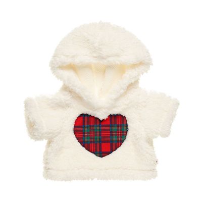 Imagen 2 del producto POLERON BLANCO PIEL CORAZON ESCOSES BUILD-A-BEAR