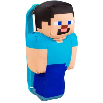 Mochila peluche Minecraft 30 cm diseño Steve