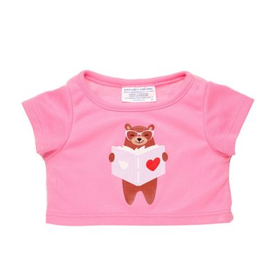Imagen 2 del producto Polera Build a Bear oso lector algodón suave