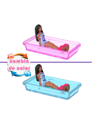 Imagen 2 del producto Muñeca Barbie mini vehículo furgoneta rosa sorpresa