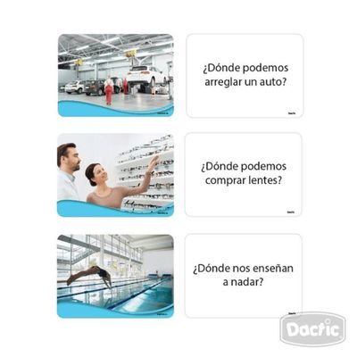 Imagen 2 del producto Cartas DACTIC 56 piezas preguntas y respuestas