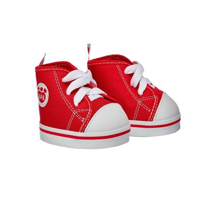 Imagen 2 del producto Zapatillas altas Build a Bear color rojo y blanco