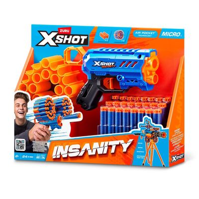 Imagen 2 del producto Lanzador de dardos X SHOT Insanity Micro Blaster 24 dardos