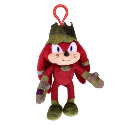 Peluche Sonic colección Knuckles con clip para colgar