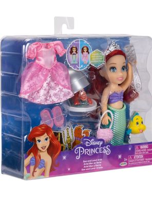 Imagen 2 del producto Muñeca 15 cm con accesorios princesas de disney - ariel