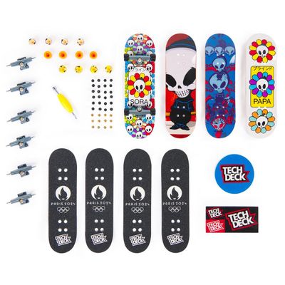Mini skates TECH DECK pack 4 Sora Shirai Paris 2024