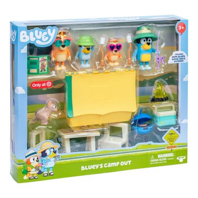 Imagen 2 del producto Playset figuras Bluey Campamento con accesorios