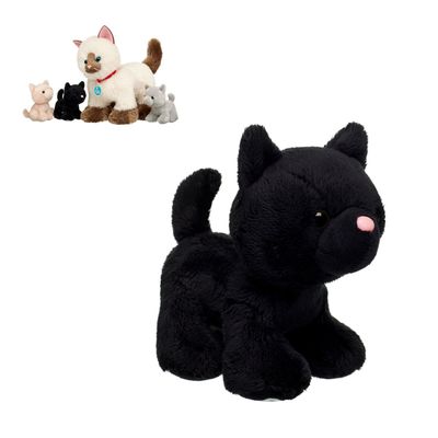 Mini peluche Build a Bear gato negro colección
