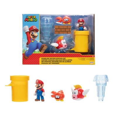 Playset figuras Nintendo colección Super Mario 6 cm