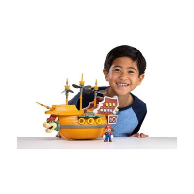 Imagen 2 del producto Figura de acción Nintendo deluxe Bowser Ship playset