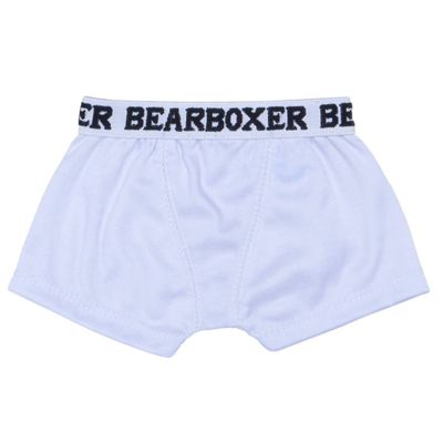 Imagen 2 del producto Bóxer blanco Build a Bear clásico para peluche