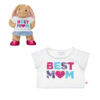 Polera Build a Bear clásico Best Mom para peluche