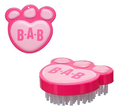 Cepillo de pelo fucsia Build a Bear diseño patita tierna