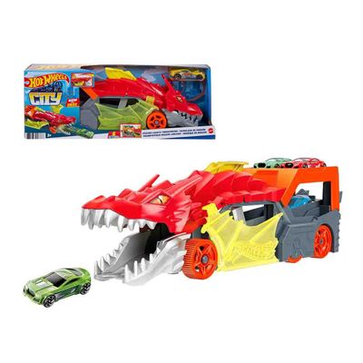 Hot Wheels Large Scales Remolque De Dragìn
