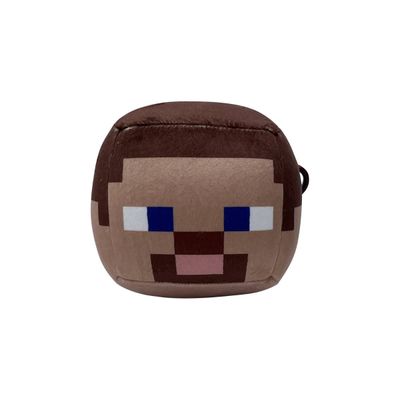 PELUCHE MINECRAFT CUBO 12CM CON CLIP - STEVE