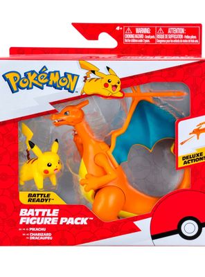 Imagen 2 del producto Pokémon Figura Pack De 2 Charizard 4 Y Pikachu 2