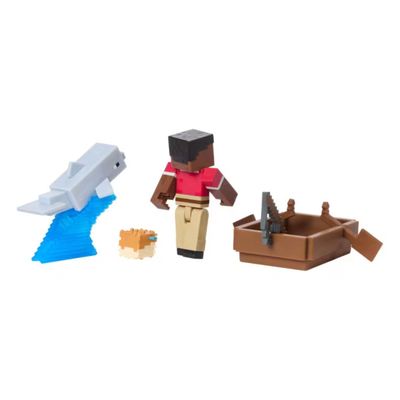 Imagen 2 del producto Figuras de acción Minecraft 2 pack marinero Zuri 8 cm