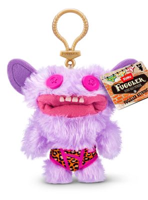 Imagen 2 del producto Peluche llavero FUGGLERS 13 cm criatura traviesa lila