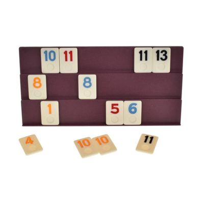 Imagen 2 del producto Juego de mesa clásico Rummy en caja metálica