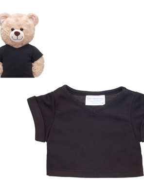 Polera Negra Cuello V Build-A-Bear