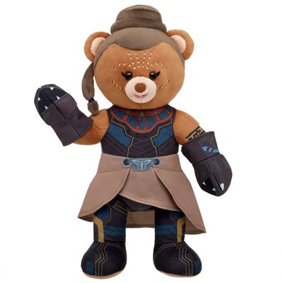 Imagen 2 del producto Peluche Build a Bear osita Shuri Marvel con traje de héroe