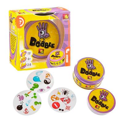 Juego de cartas DOBBLE símbolos rápidos y dinámicos