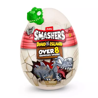 Mini huevo SMASHERS Dino Island verde con sorpresas