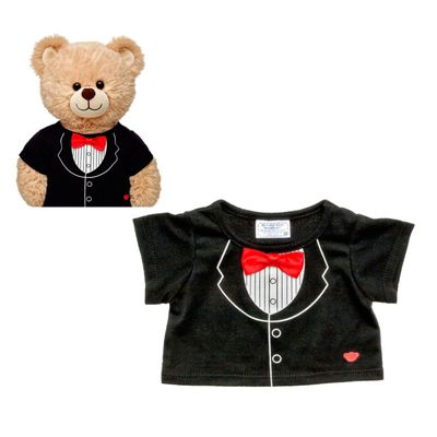 Imagen 1 del producto Polera Build a Bear esmoquin negra manga corta