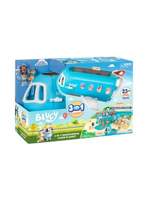 Imagen 2 del producto Avión transformador Bluey 3 en 1 15 piezas juego