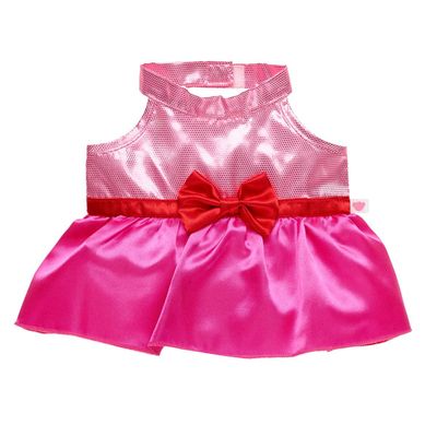 Imagen 2 del producto Vestido Build a Bear San Valentín rosa y rojo