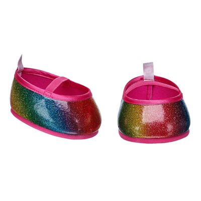 Imagen 2 del producto Zapatos Build a Bear arcoíris lentejuelas para ositos