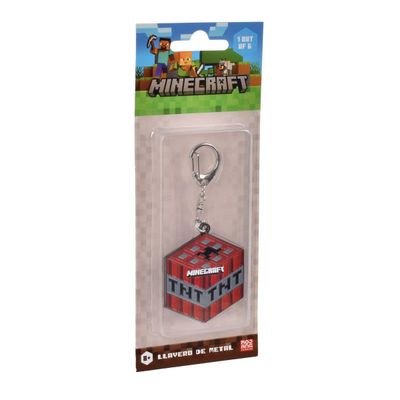 Imagen 2 del producto Llavero metálico Minecraft colección TNT