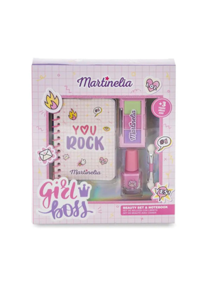 Maquillaje MARTINELIA Super Girl con block de notas